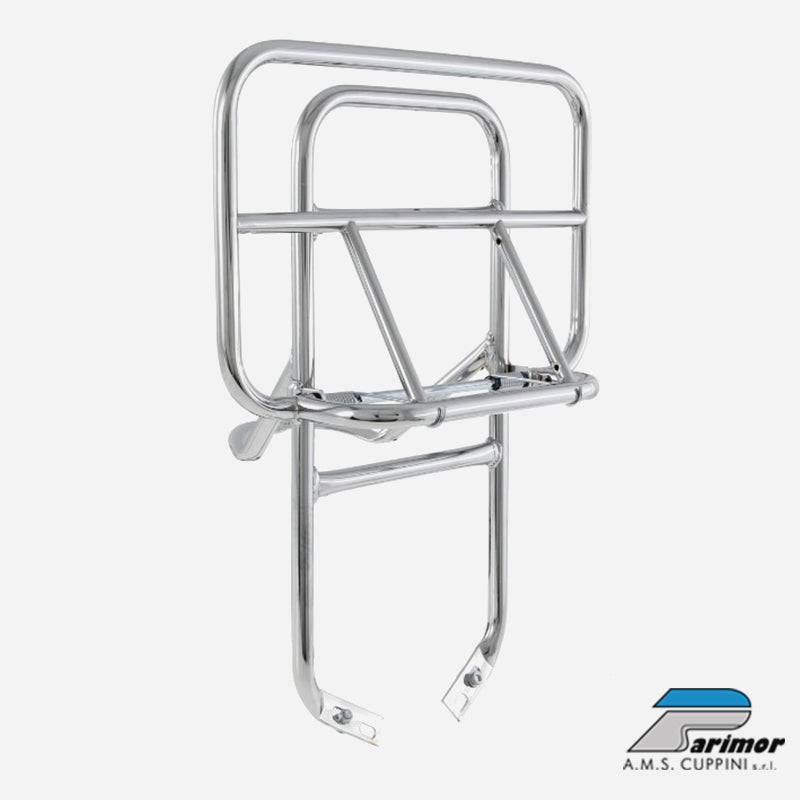 Cuppini Vespa Chrome Upright Rear Carrier