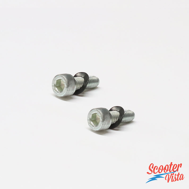 Lambretta Series 3 LIs SX TV Horncast Badge Bolt & Washer Set
