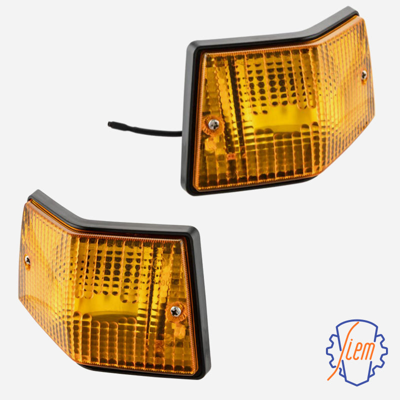 SIEM Vespa PX PE T5 Orange Rear Indicator Set
