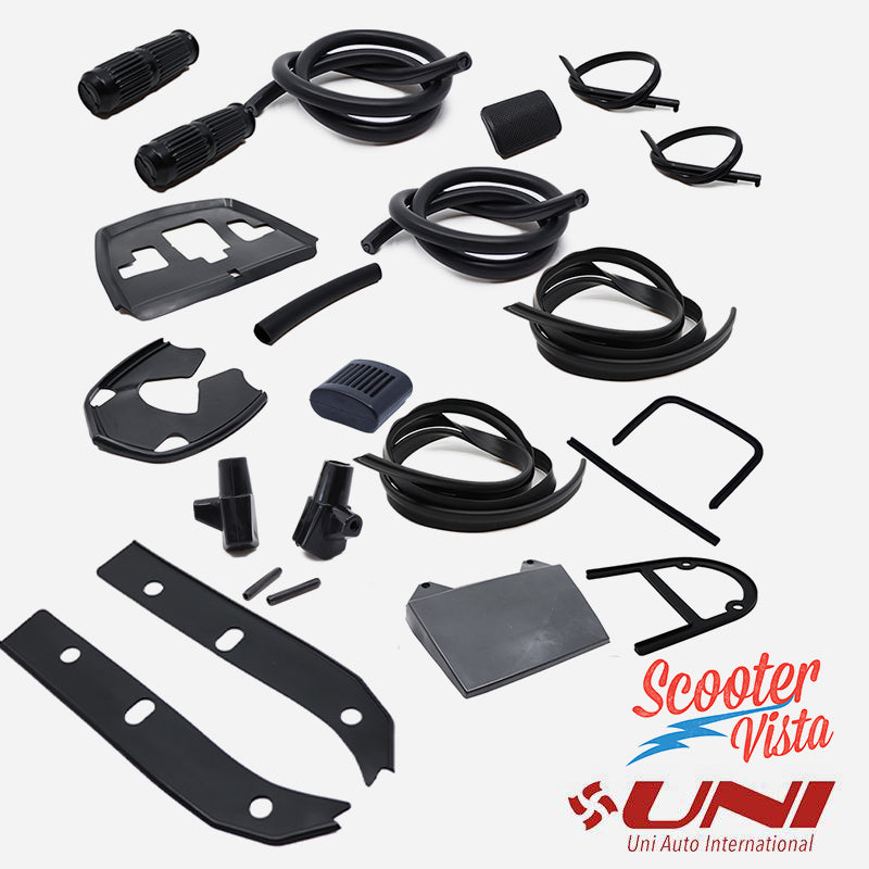 Black Lambretta Rubber Kit