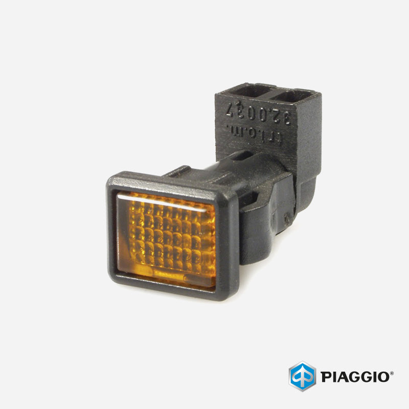 Piaggio Vespa Mk1 PX PE Amber Handlebar Warning Light Gem