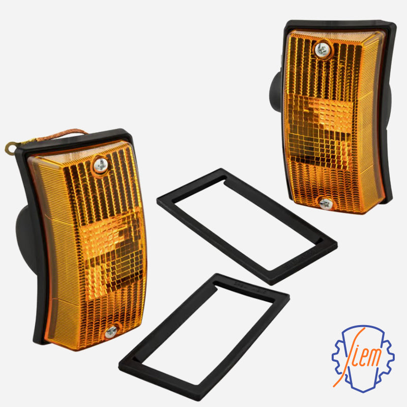 SIEM Vespa PX PE T5 Orange Front Indicator Set