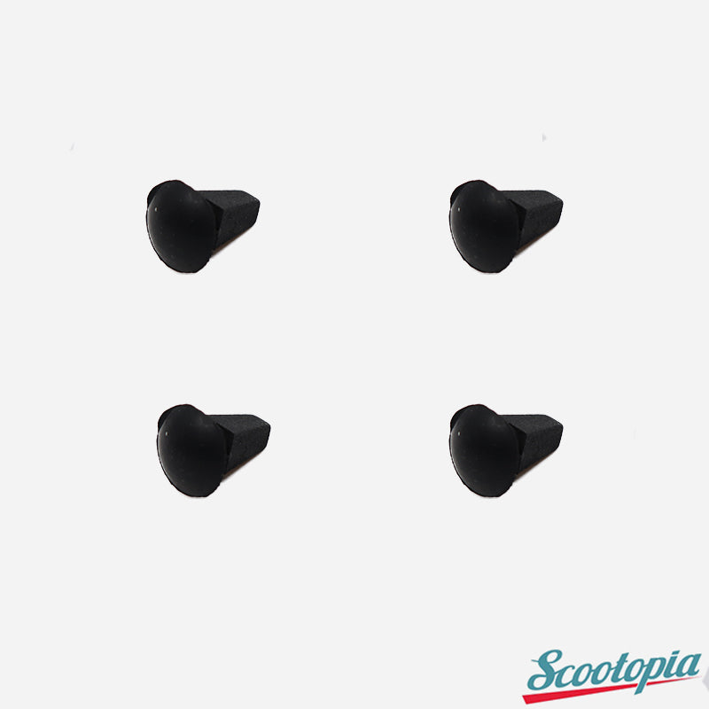 Scootopia Lambretta Series 3 LI SX TV DL GP Black Rear Frame Plug Set