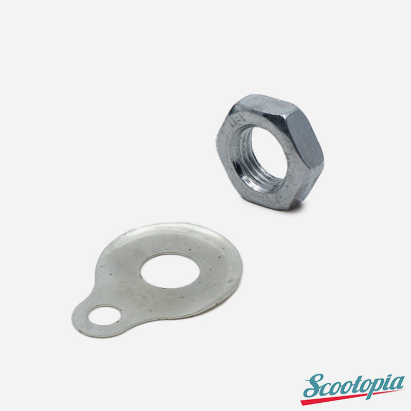 Scootopia Lambretta LI SX TV DL GP Clutch Tab Washer & Nut