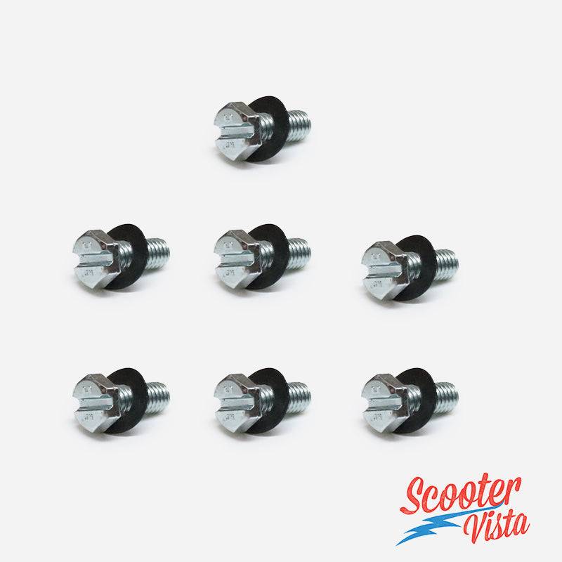 Lambretta LI SX TV GP Extended Flywheel & Cylinder Cowl Bolt & Washer Set