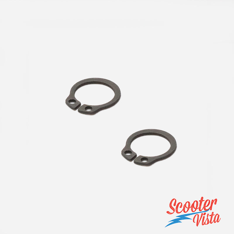 Lambretta LI SX TV Carbon Steel Brake Shoe Cir Clip Set