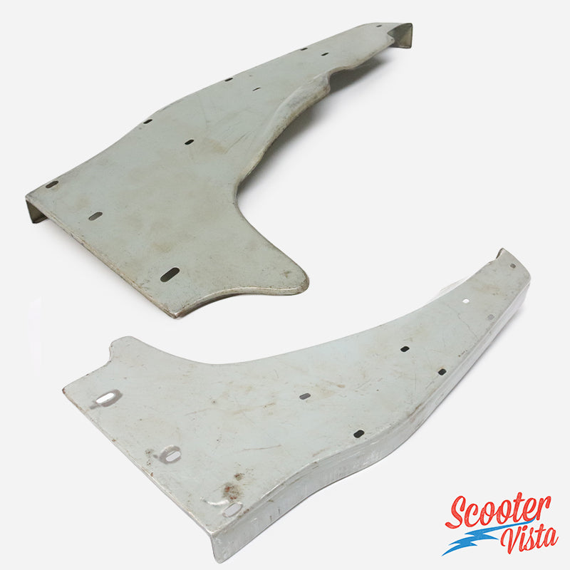 Lambretta DL GP Rear Floor Board Set