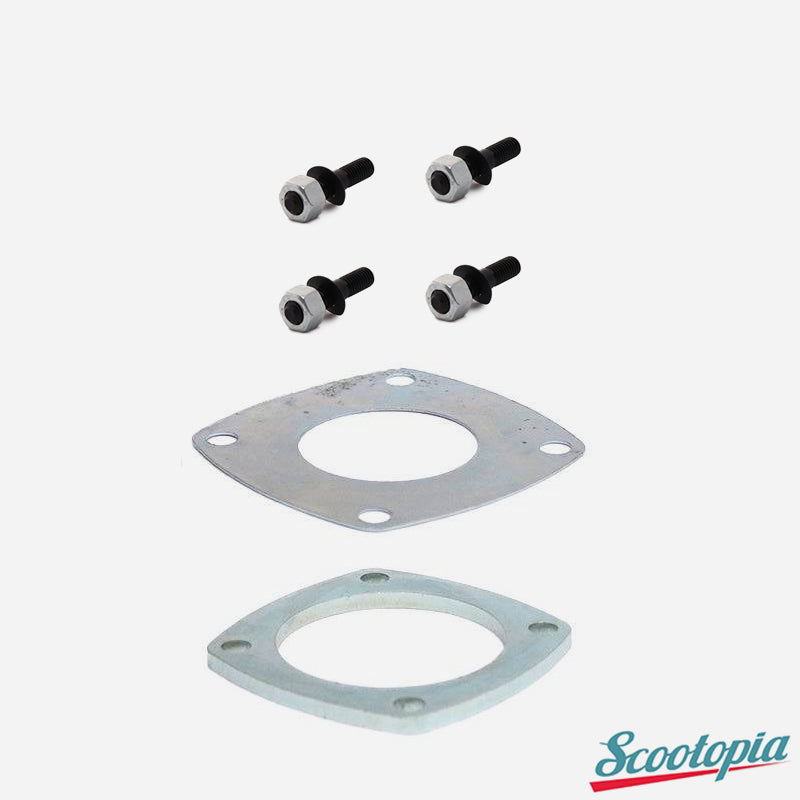 Scootopia Lambretta LI SX TV DL GP Rear Hub Plate & Stud Set