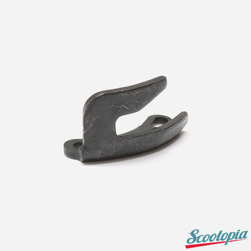 Black metal clip on a white background with 'Scootopia' branding.