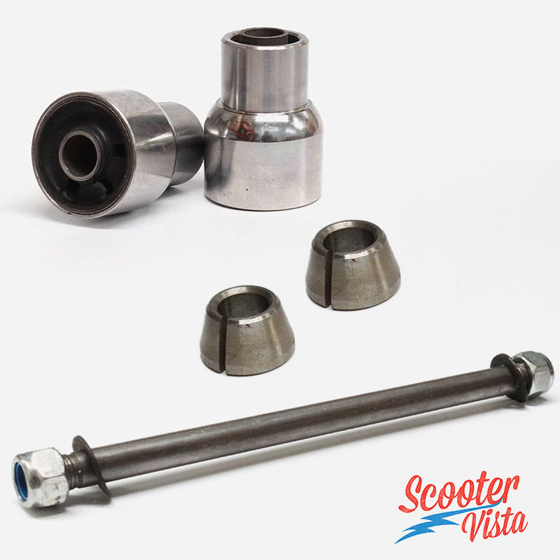 UNI Lambretta LIs SX TV DL GP Large Engine Mounts, Cones & Spindle Set