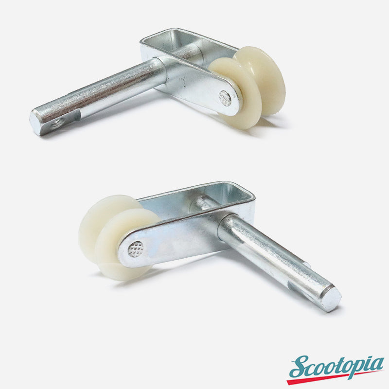 Scootopia Lambretta Series 3 LI SX TV Side Panel Mechanism Set (early roller type)