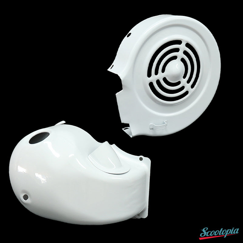 Scootopia Lambretta LI SX TV Cylinder & Flywheel Cowl Set