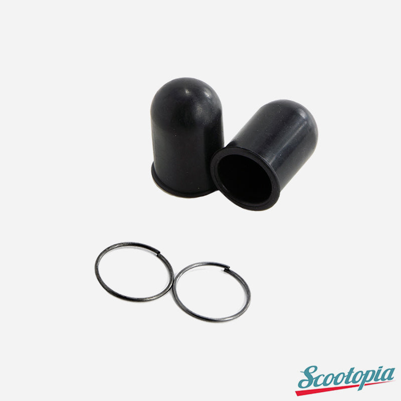 Scootopia Lambretta Series 1 & 2 LI TV Side Panel Mechanism Cover & Clip Set