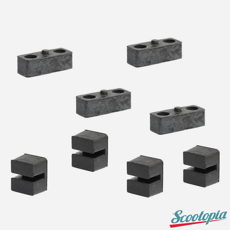 Scootopia Lambretta Series 3 LI SX TV Rubber Fuel Tank Buffer Set