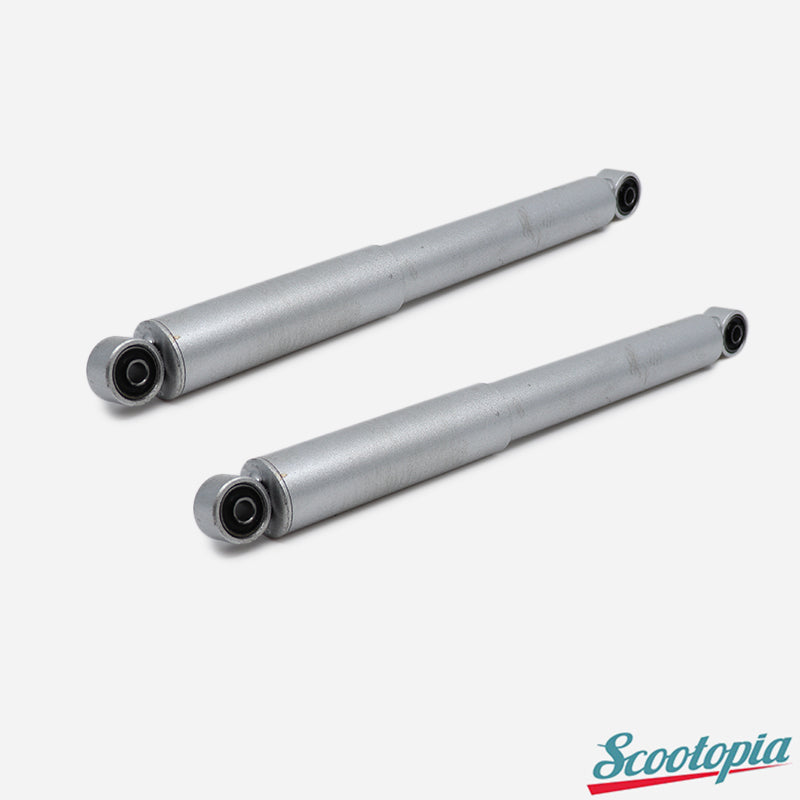 Scootopia Lambretta Series 3 LI SX TV DL GP SCM Silver Front Damper Set (version 2)