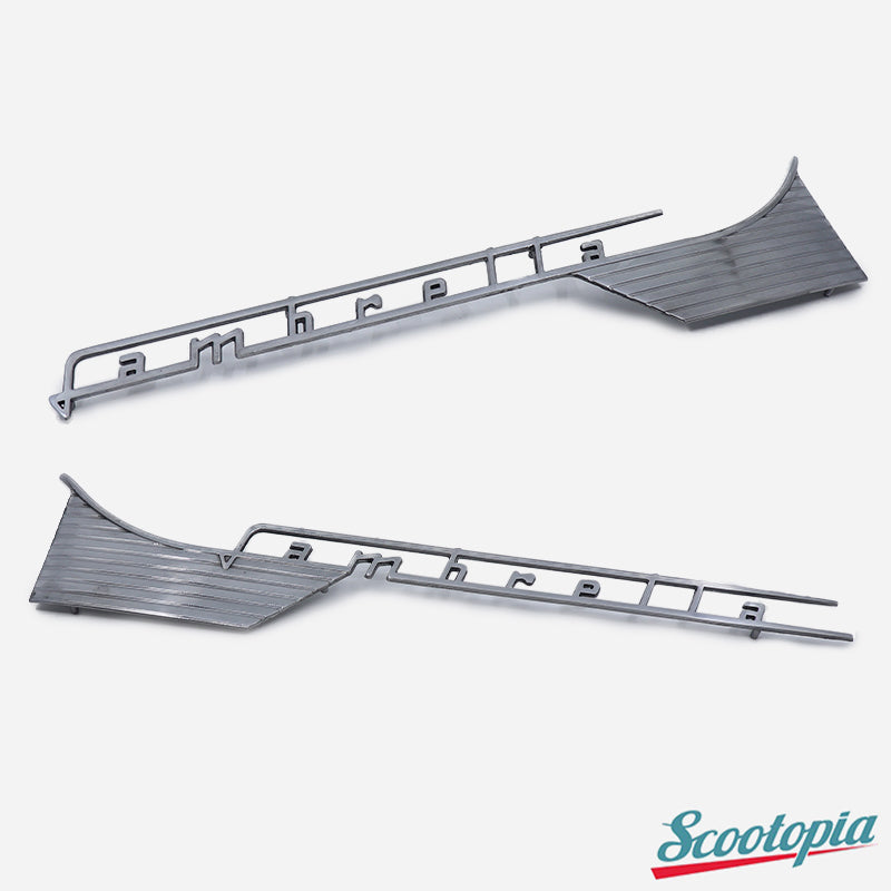 Scootopia Lambretta Series 1 & 2 Aluminium Side Panel Badge Set
