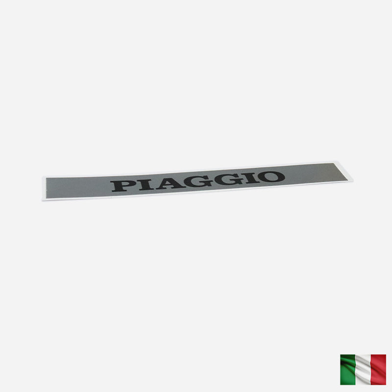 Vespa Piaggio Silver Rear Seat Sticker