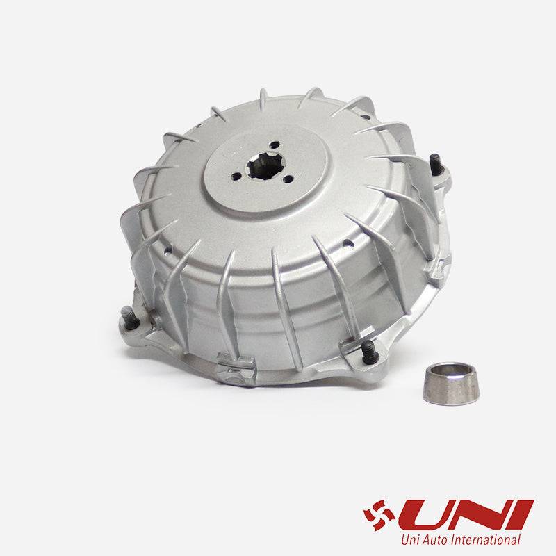 UNI Lambretta LI SX TV DL & GP Silver Rear Hub