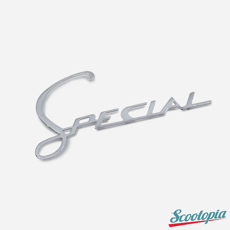 Scootopia Lambretta LIs SX "Special" Legshield Badge Script