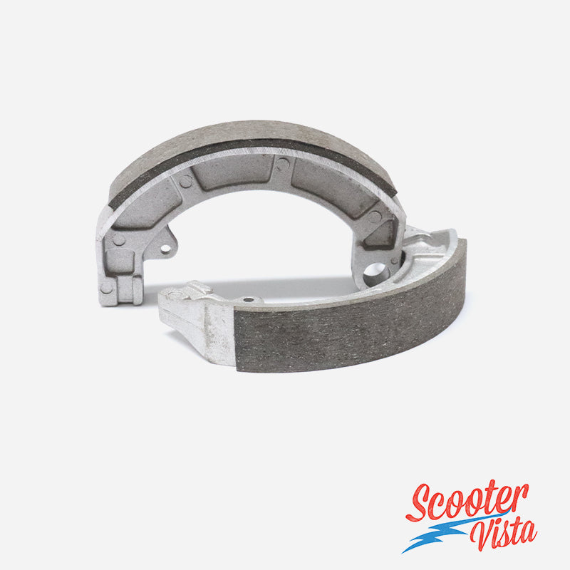 NOS EBC Vespa V50 V90 V125 ET3 Rear Brake Shoe Set (no clips)