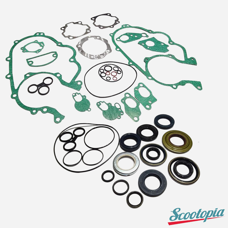 Scootopia Vespa Sprint Rally Super PX PE Engine Gasket & Oil Seal Set