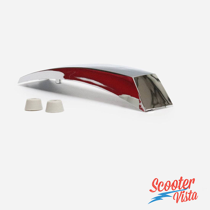Vespa PX PE Disc Chrome Front Mudguard Crest (marked)