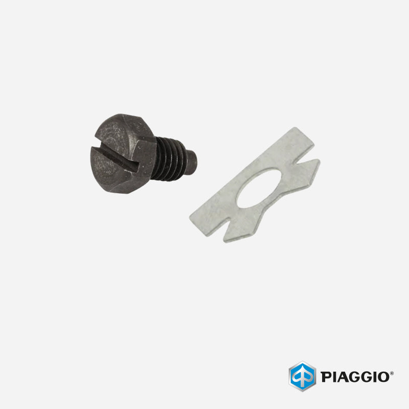 Piaggio Vespa PX PE T5 Airbox - Oil Pump Screw & Tab Washer