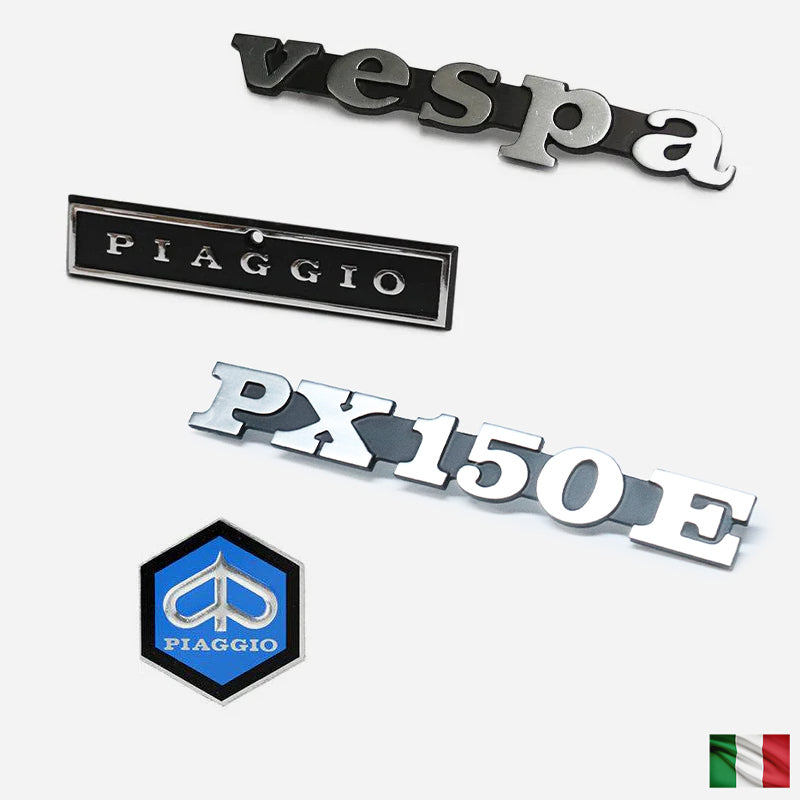 Vespa PX150E Badge Set