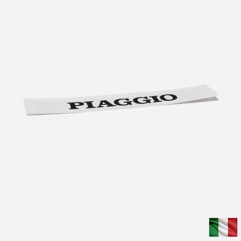 Vespa Piaggio White Rear Seat Sticker