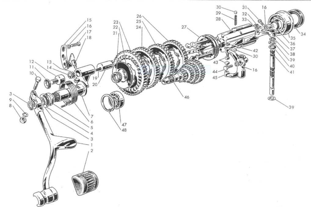 BGM PRO Lambretta LI SX TV DL & GP Gear Selector Pawls