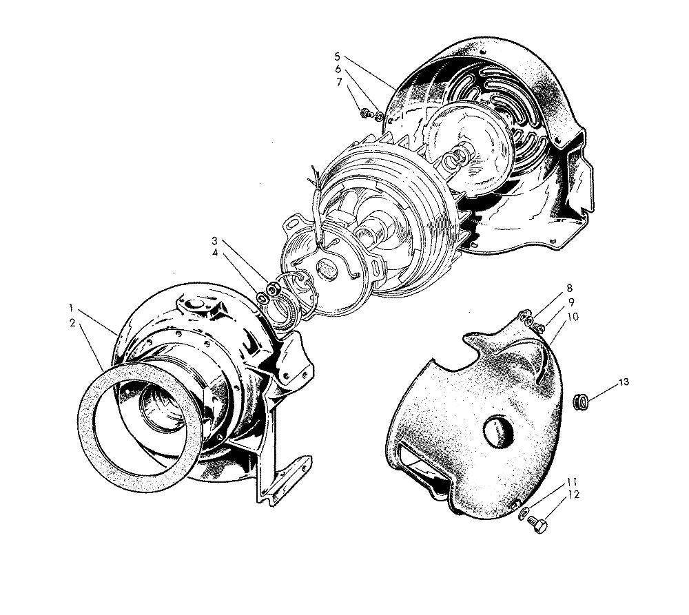 Lambretta LI SX TV DL & GP Mag Housing Gasket