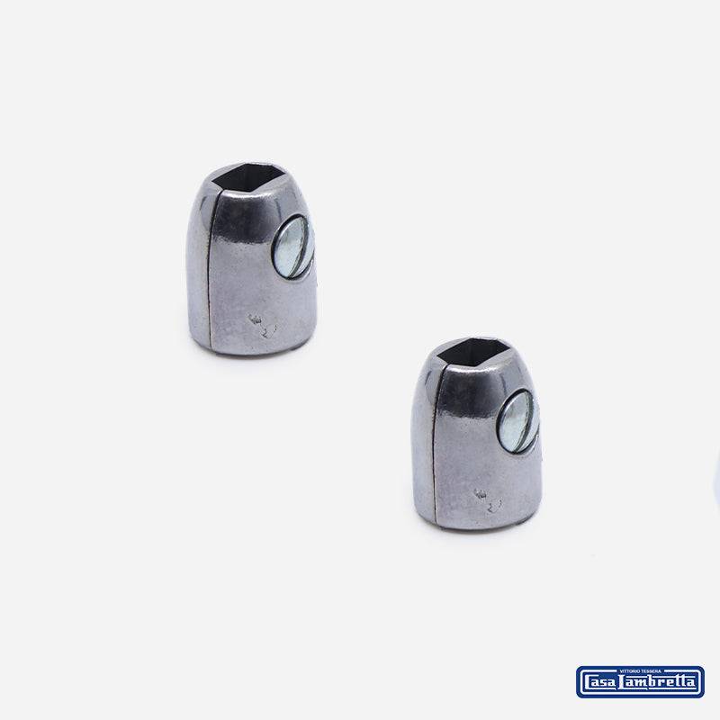 Casa Lambretta Series 3 LI SX TV DL & GP Top Legshield Beading End Cap Set