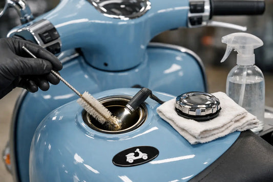 How to Clean a Vespa Fuel Tank Without Damage