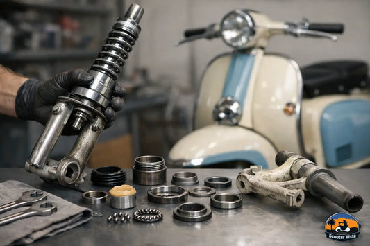 Lambretta Fork Rebuild Guide for Safe Steering