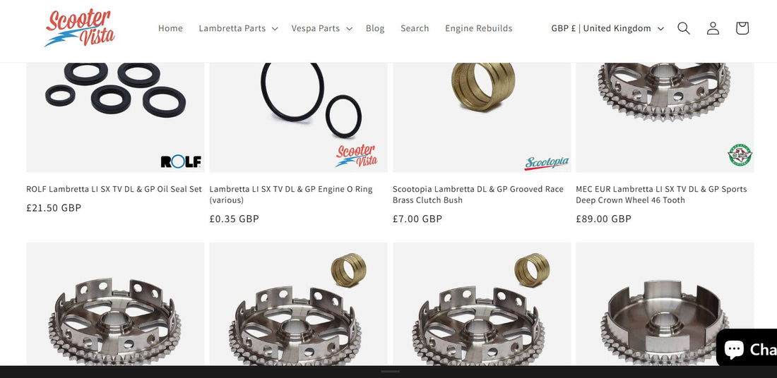 Buying Lambretta Spare Parts Online