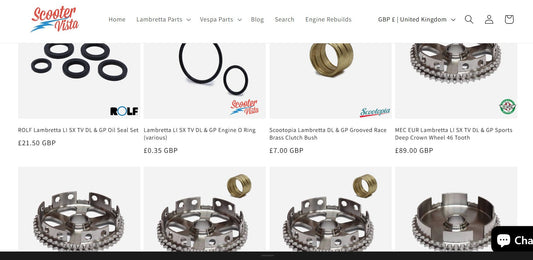 Buying Lambretta Spare Parts Online