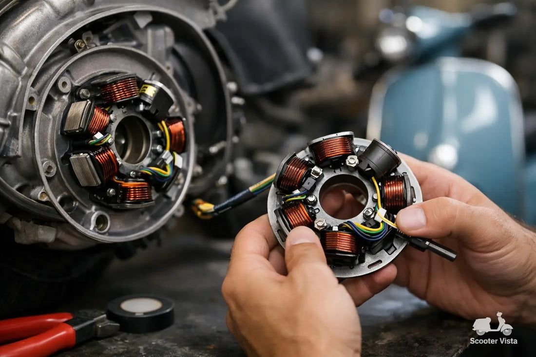 How to Wire Vespa Stator Correctly