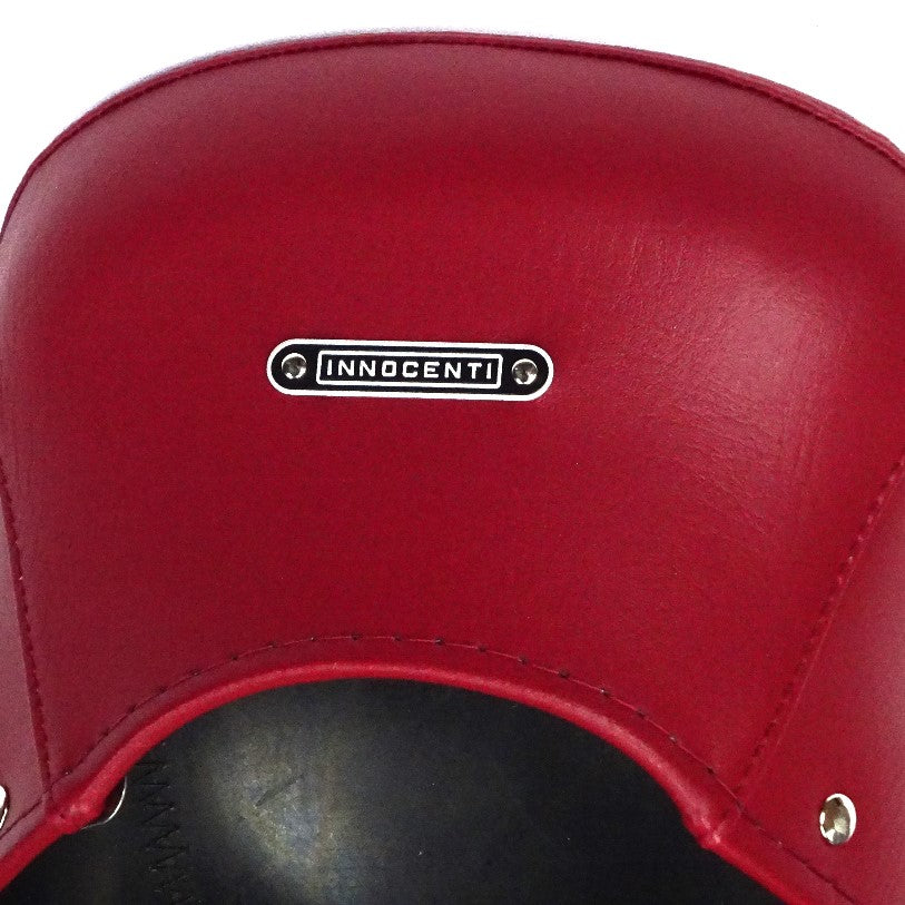 Lambretta LI SX Red Giuliari / Noemi Rosa Seat Cover (with badge)