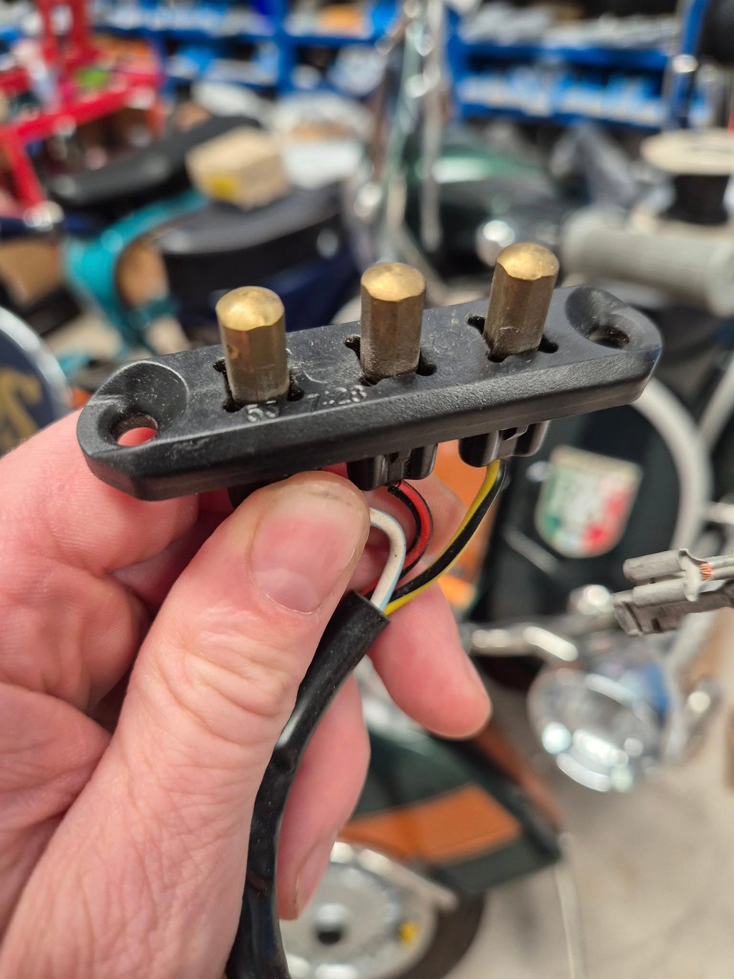 NOS Vespa Yankee Seat Rear Lamp Connector