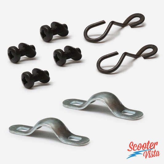 Lambretta DL GP Olive Clamp & Guide Set