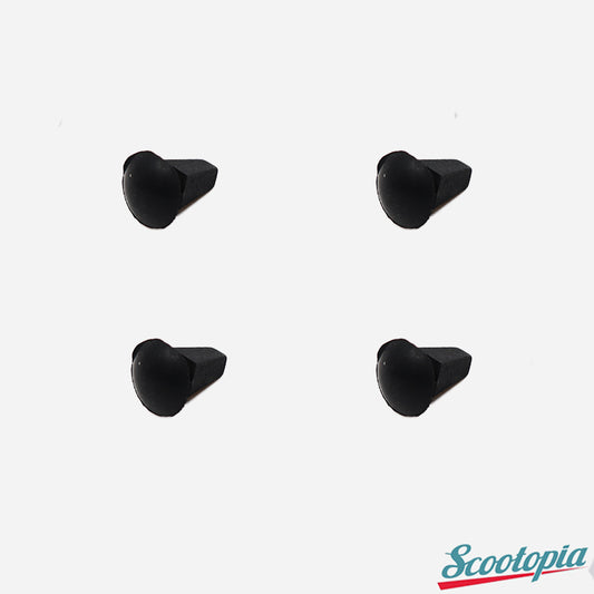 Scootopia Lambretta Series 3 LI SX TV DL GP Black Rear Frame Plug Set