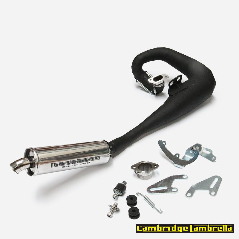 Cambridge Lambretta Expansion Exhaust (standard, mugello, imola, TS1)