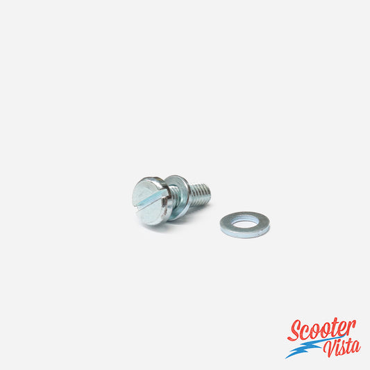 Vespa PX PE T5 Coil Mounting Screw & Washer Set (no elec start)