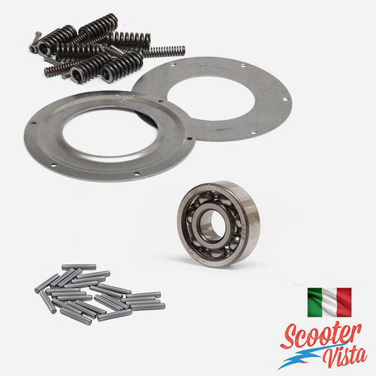 Vespa PX PE & T5 12 Spring Cush Drive Primary Repair Set & Bearings