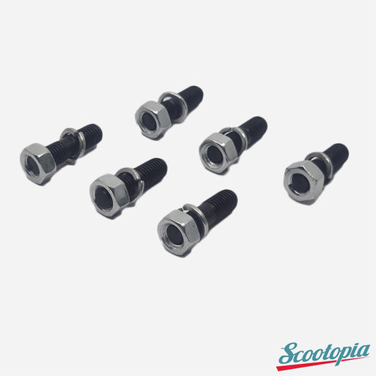 Scootopia Lambretta LI SX TV DL & GP M7 Gearbox Stud Nut & Washer Set