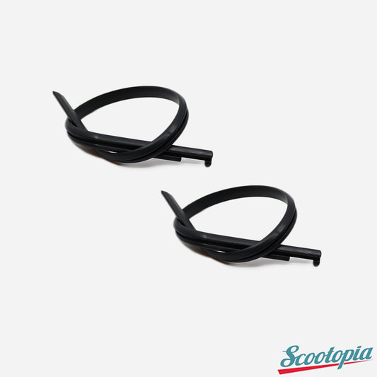 Scootopia Lambretta Series 3 LI SX TV DL GP Black Horncast Side Gasket Set