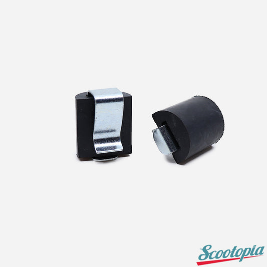 Scootopia Lambretta Series 3 LI SX TV DL GP Side Panel Buffer & Clip Set