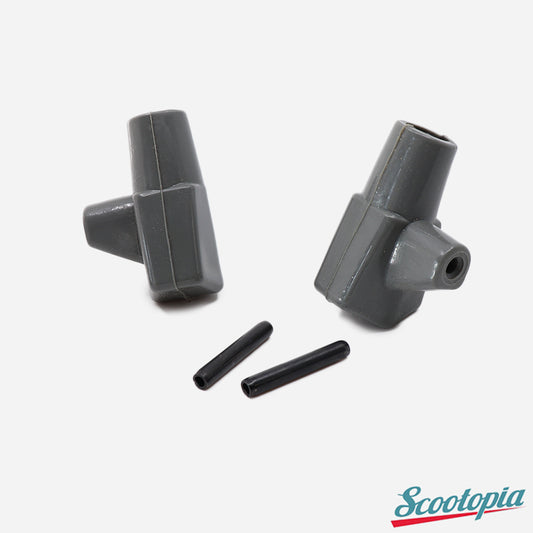 Scootopia Lambretta LI SX TV DL GP Grey Stand Feet & Pins