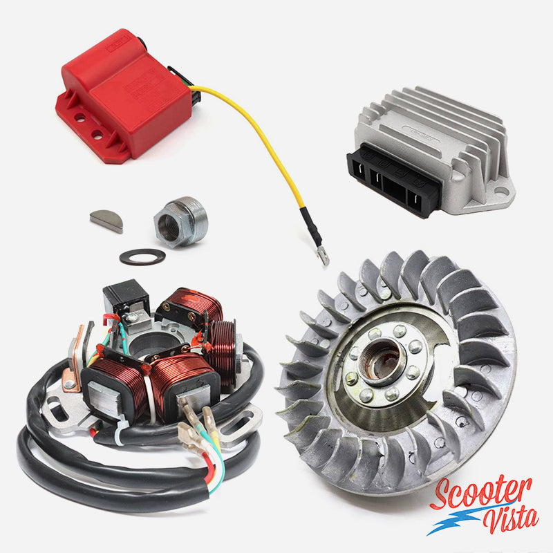 Lambretta GP 12v Electronic Ignition Conversion Flywheel & Stator Set