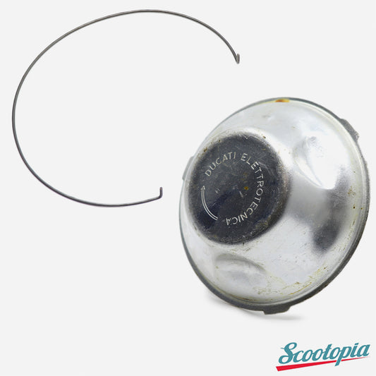 Scootopia Lambretta Series 3 LI SX TV DL GP Ducati Flywheel Dust Cover & Clip